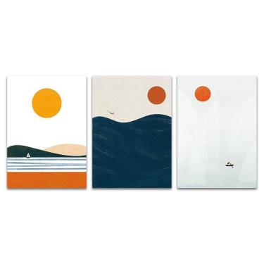 Imagem de Placas Decorativas Paisagens Arte Contemporanea Mdf