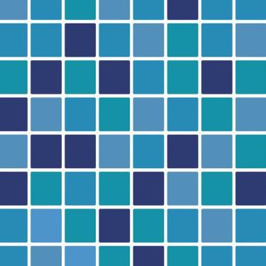 Imagem de Papel Parede Pastilha Azul E Preto Adesivo Banheiro Cozinha