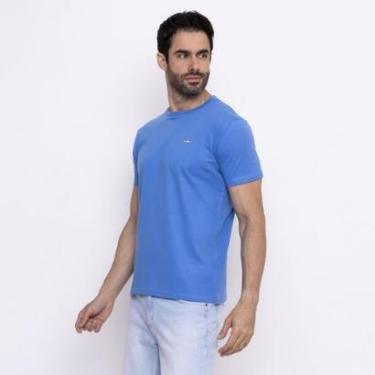 Imagem de Camiseta Industrie Básica Bordada Holanda Algodão Premium Masculina-Masculino