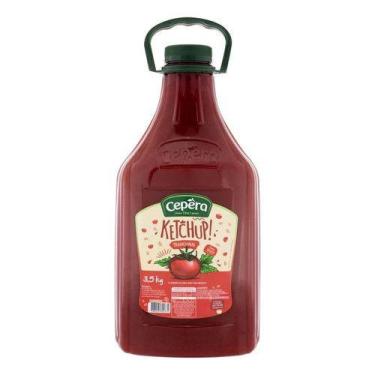 Imagem de Ketchup Cepêra Grande Galão Bombona Com 3,5kg Food Service