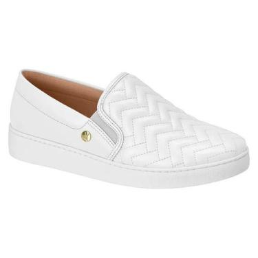 Imagem de Tênis Vizzano Feminino Slip On Básico Branco -, Branco, 36