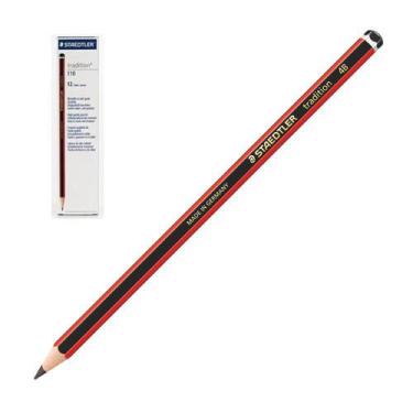 Imagem de Lápis Preto 4B Staedtler Sextavado Tradition com 12 Unidades