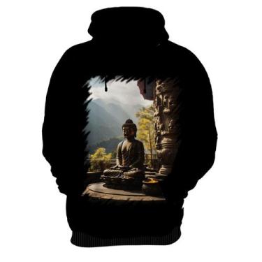 Imagem de Blusa de Frio Estátua de Buda Iluminado Religião 8 - Kasubeck Store, P