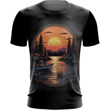 Imagem de Camiseta Dryfit Pesca Esportiva Pôr do Sol Peixes 24 - Kasubeck Store®
