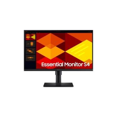 Imagem de Monitor Samsung 24 S4 FHD IPS 100Hz HDMI Pivot  LS24D400GALMZD