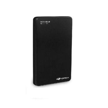 Imagem de Case De Hd C3Tech Gaveta Ext 2,5 Usb 3.0 Ch-300Bk
