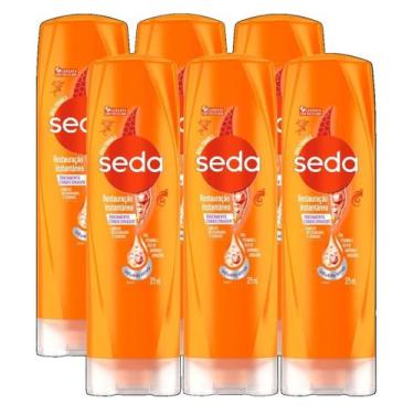 Imagem de kit 6 Condicionador Seda Restauracao Instantanea 325ML
