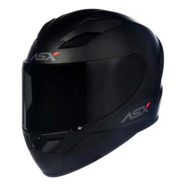 Imagem de Capacete ASX City Solid Fosco Preto/Grafite  Tamanho 56/S