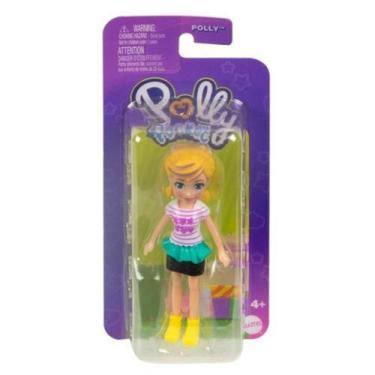 Imagem de Saia Preta Blusa Branca Listra Polly - Mattel FWY19-HKV79