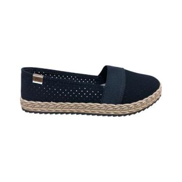 Imagem de Sapato Feminino Moleca Sapatilha Casual Calce fácil Conforto, Preto, 3