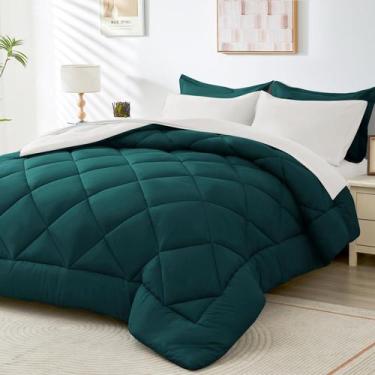 Imagem de Conjunto de edredom HEVUMYI Queen de 7 peças para toda a temporada em 
