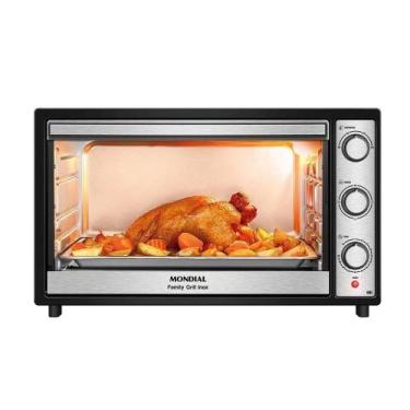 Imagem de Forno Elétrico Mondial 60 Litros Family Grill Preto FRN-60-BI - 127 Vo