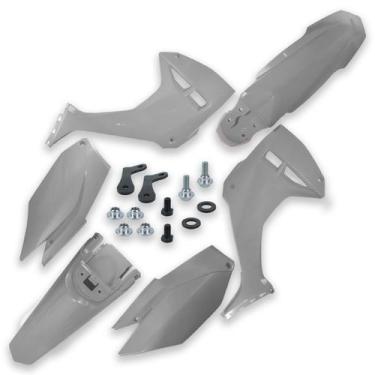 Imagem de Kit Plástico Carenagem Roupa Biker My26 Crf 250f Crf 300f, Cinza