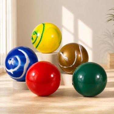 Imagem de Bola Infantil Colorida Recreação Brinquedo Resistente Diversão Criança