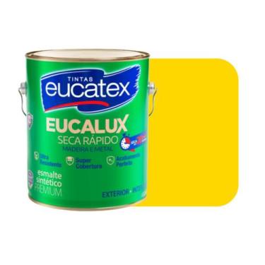 Imagem de Esmalte Sintético Eucatex 3,6L Seca Rápido Alta Cobertura, Ouro