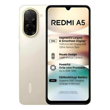 Imagem de Pague no boleto Xiaomi REDMI A5 4GB 128GB Dourado muito rapido, 128GB,