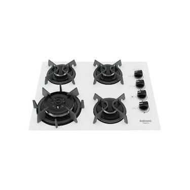 Imagem de Cooktop Itatiaia Itaplus 4 Bocas Vidro Branco Tripla Chama Bivolt (3700000493)