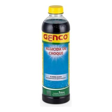 Imagem de Algicida Choque 1l - Elimina Algas Piscina Verde - Genco - Congratulat