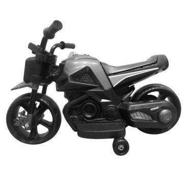 Imagem de Moto Elétrica Infantil Dark Rider Farol LED Preto 110-240V