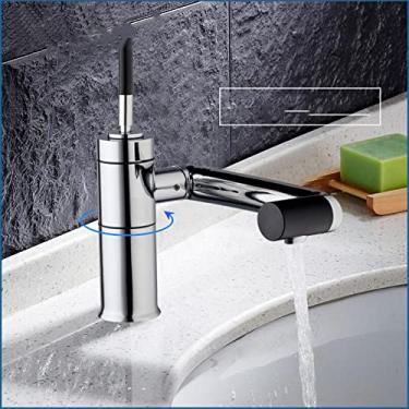 Imagem de Bacia montada para torneira de banheiro de cozinha giratória 360 bronze torneira misturadora de água quente e fria, China