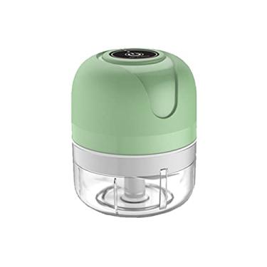 Imagem de Mini Processador de Alimentos Elétrico USB 250ml Alho Tempero