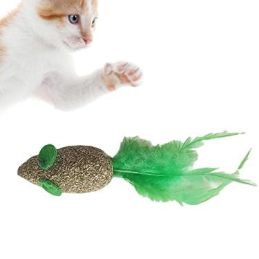 Imagem de Catnip Brinquedos Gatinho Suprimentos,Brinquedos de Catnip Resistentes à Mordida Cat Chew Toy para Gatos - Brinquedo de mastigar gato para gatos de interior, brinquedo de gato gatinho para Aelevate