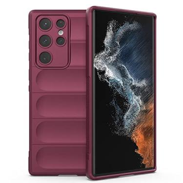 Imagem de Capa à prova de choque para Samsung S22 Plus S21 FE Note 20 Ultra Back para Galaxy A12 A52 A52S A13 A23 A33 A53 A73 4G capa de telefone, ameixa, para Samsung A33