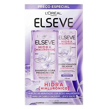 Imagem de ELSEVE Kit Hidra Hialurônico Shampoo + Condicionador, 375 Ml + 170 Ml