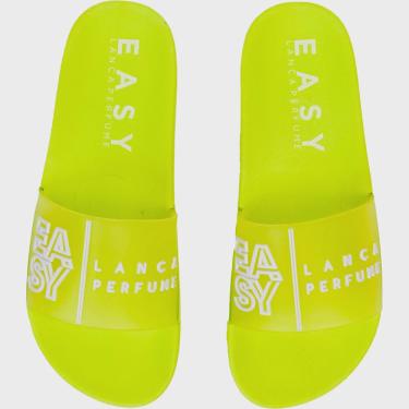 Imagem de Chinelo Slide Easy Lança Perfume Logo Relevo Verde Feminino