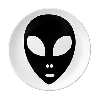 Imagem de Universo Alienígena Cabeça de monstro Placa decorativa de porcelana Salver Prato de jantar