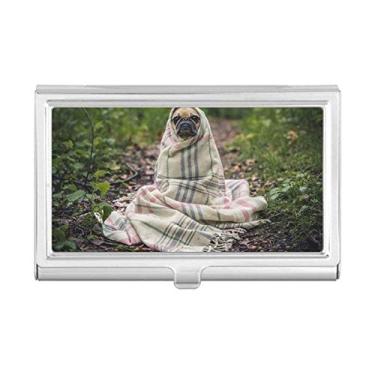 Imagem de Carteira para fotografia de animais de estimação Bulldog, porta-cartões de visita, caixa de bolso