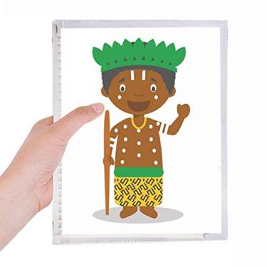 Imagem de Caderno de desenho Black Wild Congo com folhas soltas e diários recarregáveis