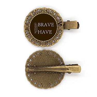 Imagem de Nothing Try Nothing Have Art Deco Gift Fashion Hairpin Headdress Broche Clipe de cabelo Presilha