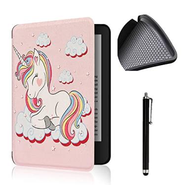 Imagem de enoxboo Capa apenas para Kindle de 11ª geração de 6 polegadas versão 2022 (modelo nº: C2V2L3), capa não adequada para Kindle Paperwhite 11, inclui uma caneta de tela sensível ao toque