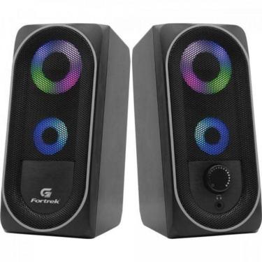 Imagem de Caixa De Som Multimídia Gamer Black Hawk Rgb Fortrek G