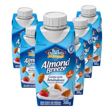 Imagem de Creme de Leite de Amêndoas Almond Breeze - 6x 200g