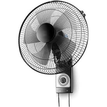 Imagem de Ventilador De Parede Oscilante, Ventilador Industrial De 16 Polegadas Com Cabeça Oscilante De 3 Velocidades, Operação Silenciosa Ventilador Elétrico Ventilador De Ar Fresco Montado Na Parede, Para