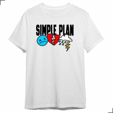Imagem de Camiseta Banda Simple Plan David Show Brasil Addicted Turne - Asulb
