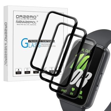 Imagem de (Pacote com 3) Protetor de tela para relógio Orzero compatível com Samsung Galaxy Fit3, PMMA e PC (não vidro temperado) Ultra Fino HD Cobertura Completa Anti-riscos