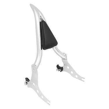 Imagem de HDBUBALUS Almofada de encosto de passageiro removível para motocicleta Sissy Bar adequa...
