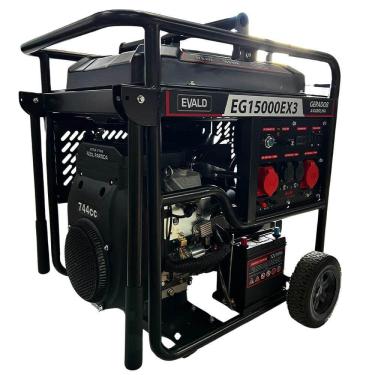 Imagem de Gerador Gasolina Evald 17 KVA com AVR EG15000EX3 Trifásico 380V