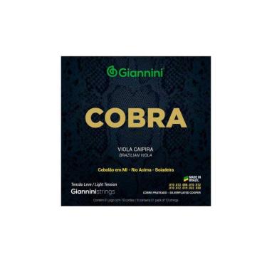 Imagem de Encordoamento Viola Giannini Cobre Prateado Leve Gesvl [F108]