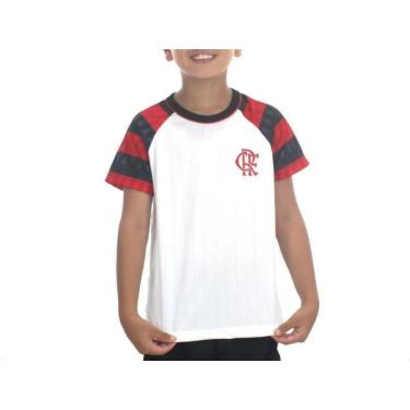 Imagem de Camisa Flamengo Braziline Infantil Sorority - BRANCO 8-Masculino