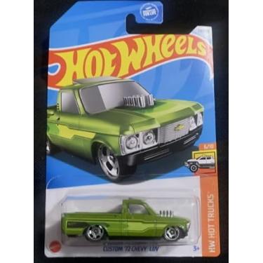 Imagem de Hot Wheels Green Custom 72 Chevy Luv 118/250 Hot Trucks 6/10