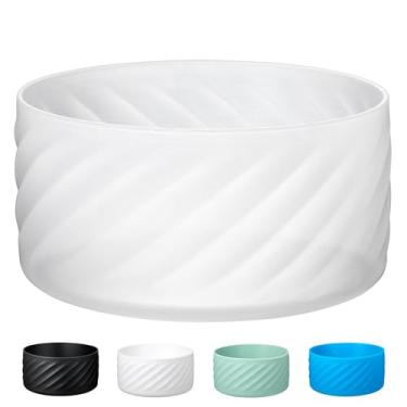 Imagem de FLORAPELL Botas para garrafa de água Hydro Flask 32 1,134 g, bota para garrafas de água esportivas Hydroflask, protetor de capa de manga inferior de silicone acessórios para para-choques