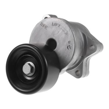 Imagem de Motoforti Conjunto de polia tensora da correia do motor, tensor de correia de acionamento acessório, para Honda Odyssey RB1 2005-2008, metal, nº 31170RFE006, prateado