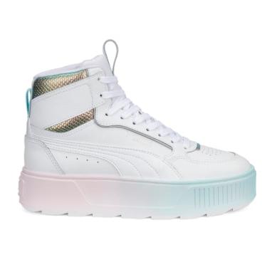 Imagem de PUMA - Tênis feminino Karmen Rebelle Mid Exotics, Branco, 38