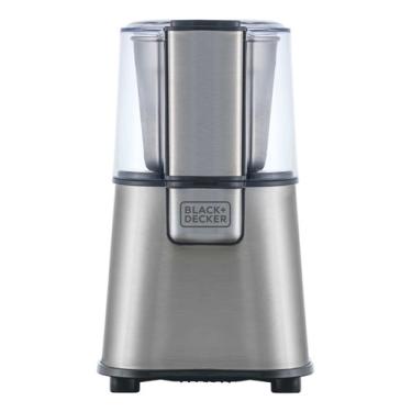 Imagem de Moedor De Café E Grãos Elétrico Black Decker Em Inox Mg200 GOURMAND GRIS
