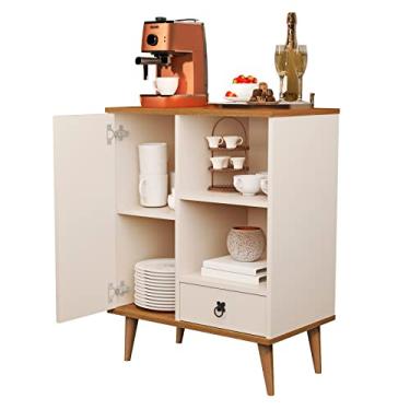 Imagem de APARADOR PARA SALA COZINHA BARZIHO RUB PÉS PALITO RETRÔ