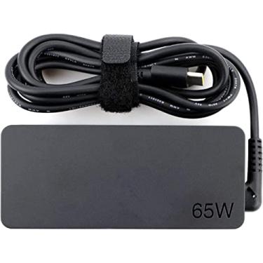 Imagem de Boyarca Carregador de 65 W USB C tipo C adaptador CA adequado para Lenovo ThinkPad E580 E585 E590 E590S E595 T480 T490 T580 Yoga S730 C930 C940 C740 ADLX65YCC3A fonte de alimentação para laptop